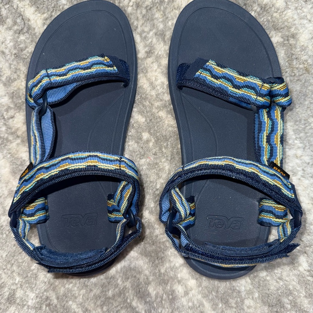 Teva Kids Navy and Yellow Sandals